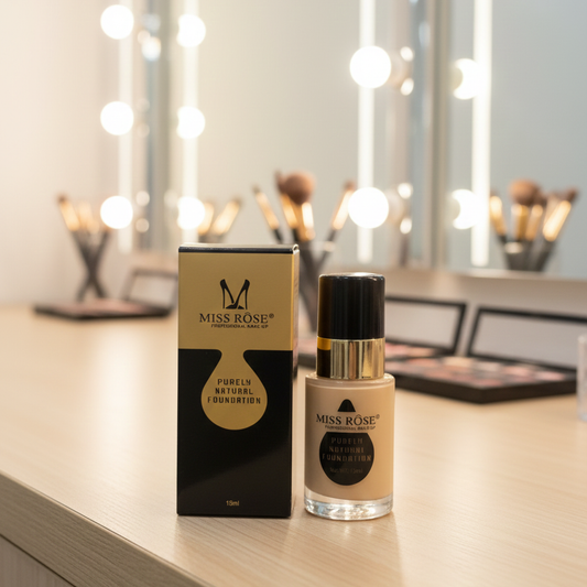 Miss Rose Waterproof Oil‑Free Full Coverage Deep Whitener Liquid Foundation | 15 Ml