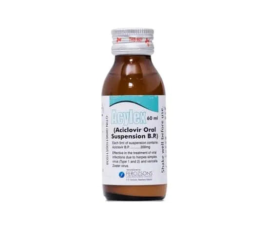 Acylex 200mg/5ml Suspension 60ml