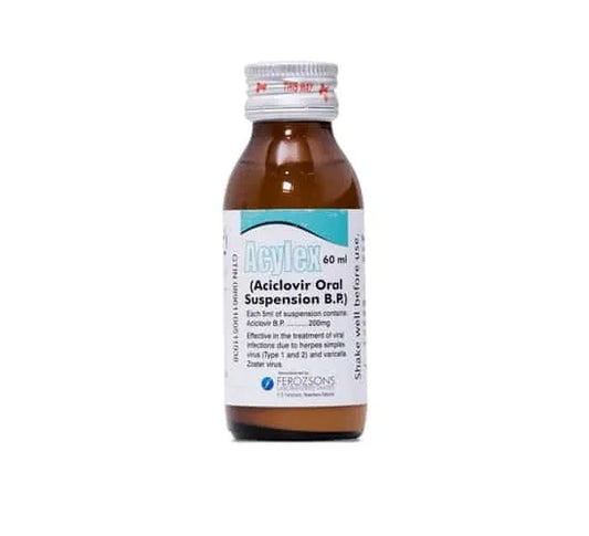 Acylex 200mg/5ml Suspension 60ml